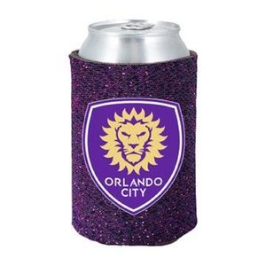 SET OF 2 ORLANDO CITY GLITTER CAN COOLIE NEW